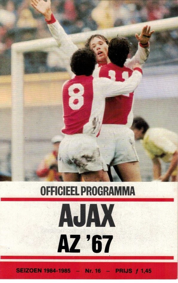 AZ Programma 17-maa-1985 Ajax uit